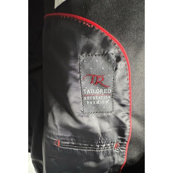 TR Premium Blue Velvet Blazer Men's Size 48 - Picture 2 of 5